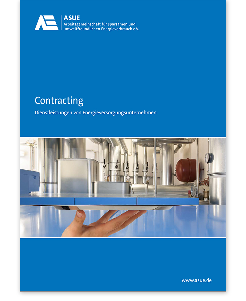 Broschüre  Contracting Dienstleistungen von Energieversorgungsunternehmen