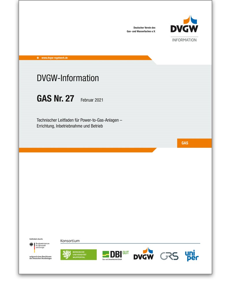 DVGW-Information Gas Nr. 27 Ausgabe 2021