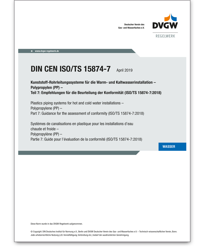 DIN CEN ISO/TS 15874-7 Ausgabe 2019