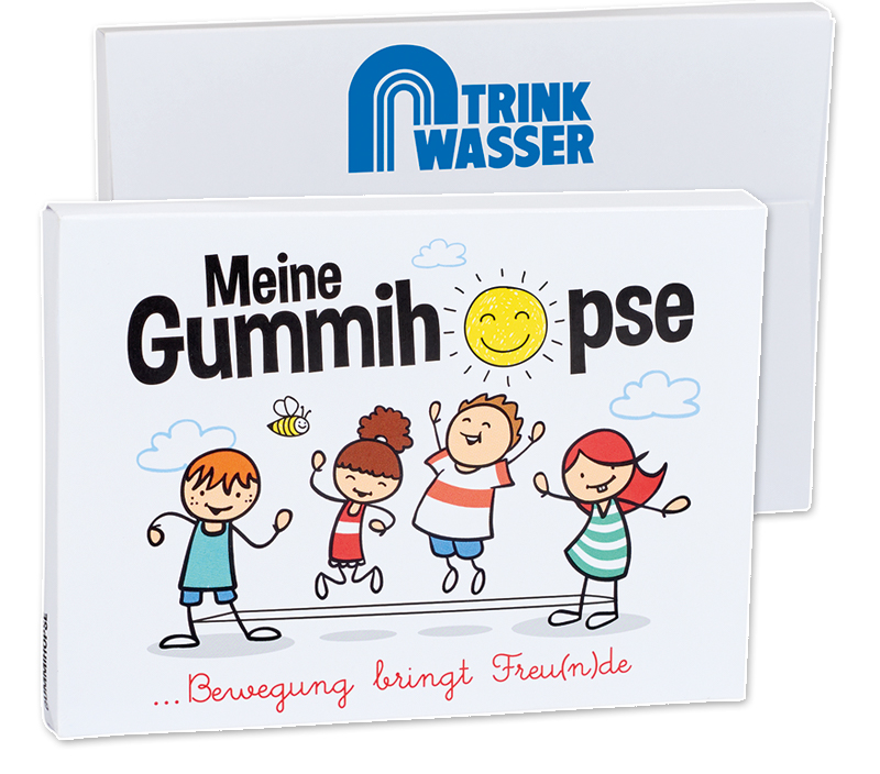  Gummihopse mit Logo "Trinkwasser"