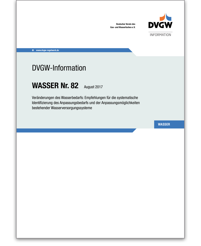 DVGW-Information Wasser Nr. 82 Ausgabe 2017