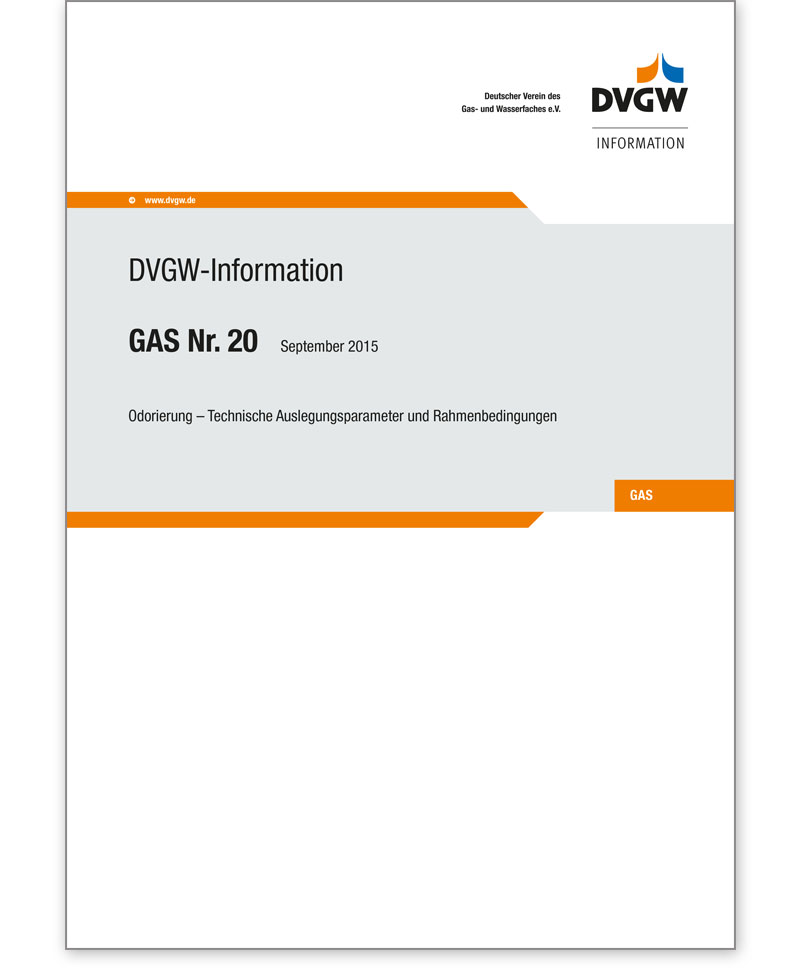 DVGW-Information Gas Nr. 20 Ausgabe 2015