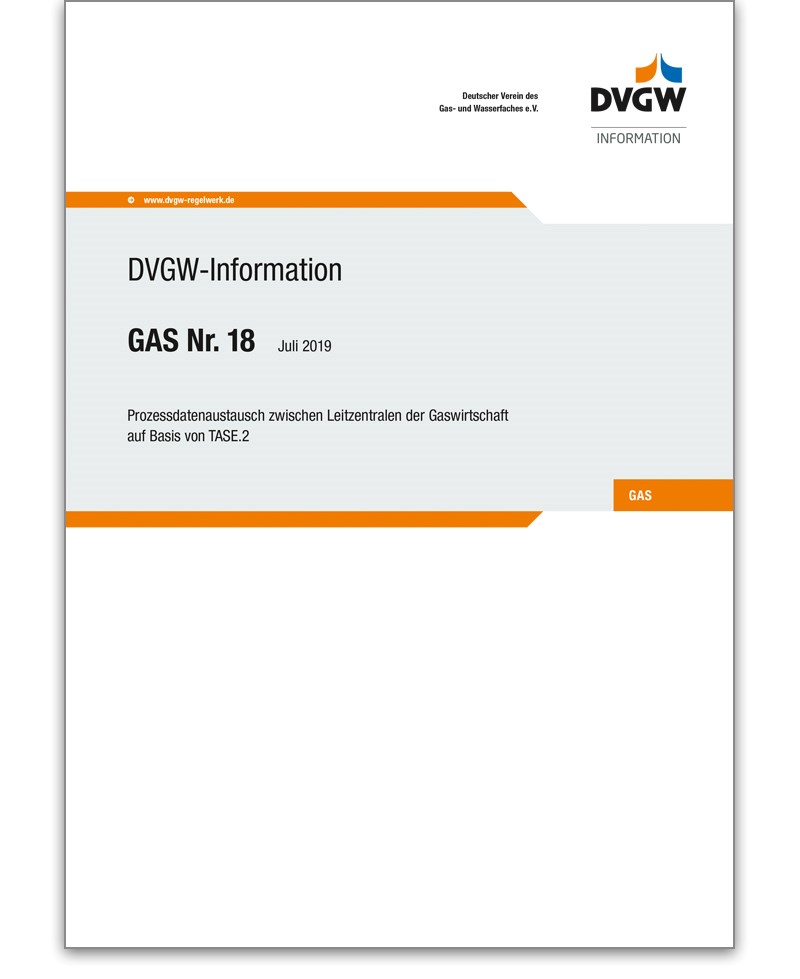 DVGW-Information Gas Nr. 18 Ausgabe 2019