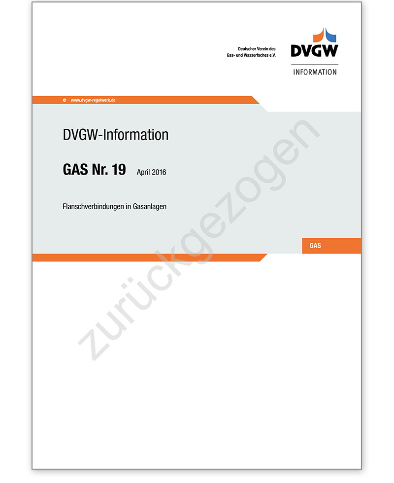 DVGW-Information Gas Nr. 9 Ausgabe 2016