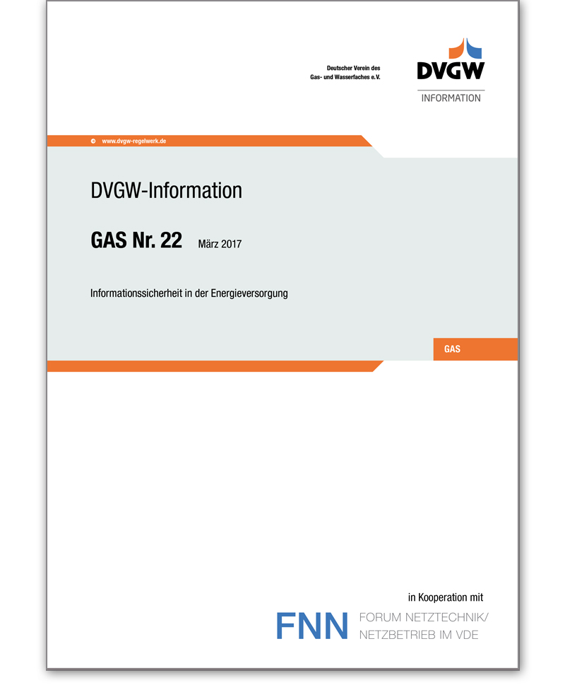 DVGW-Information Gas Nr. 22 Ausgabe 2016