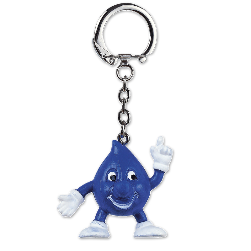 Schlüsselanhänger "Nassi" mit Logo "Trinkwasser"