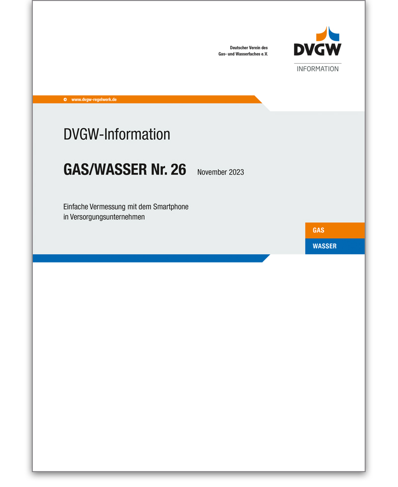 DVGW Information Gas/Wasser Nr. 26 Ausgabe 2023