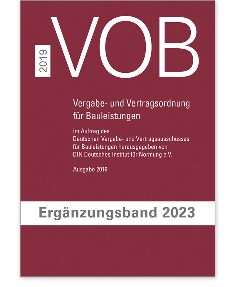 Buch  VOB  2019 + Ergänzungsband 2023