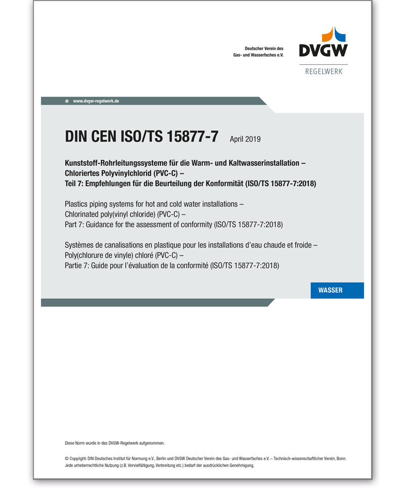 DIN CEN ISO/TS 15877-7 Ausgabe 2019