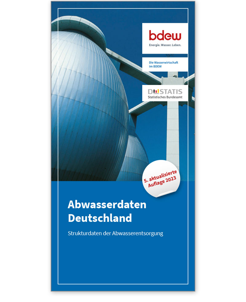 Broschüre Abwasserdaten Deutschland Strukturdaten der Abwasserentsorgung