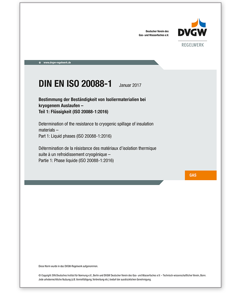 DIN EN ISO 20088-1 Ausgabe 2017
