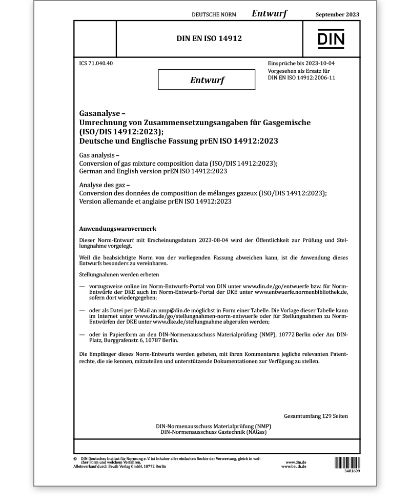DIN EN ISO 14912 Entwurf  09/2023 -PDF-Datei-