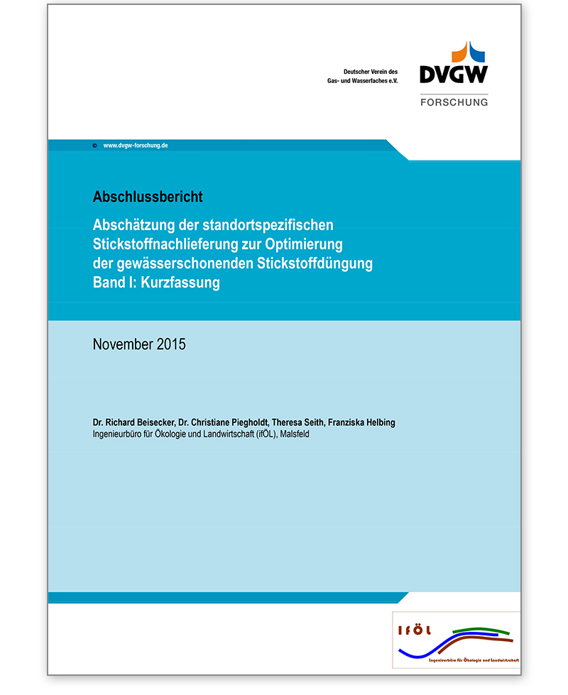 DVGW-Forschungsbericht W 201303 und W 201301