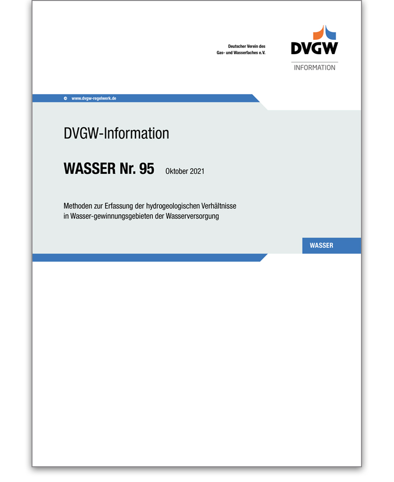 DVGW-Information Wasser Nr. 95 Ausgabe 2021