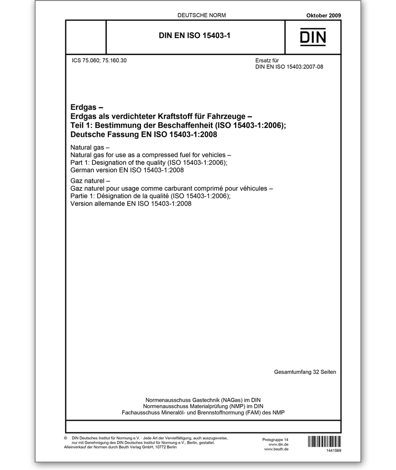 DIN EN ISO 15403-1 Ausgabe 2009