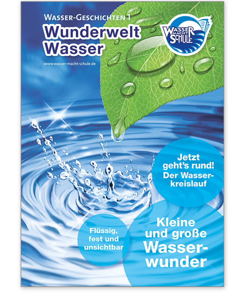 Broschüre Wasser-Geschichten Wunderwelt Wasser; inkl. Poster