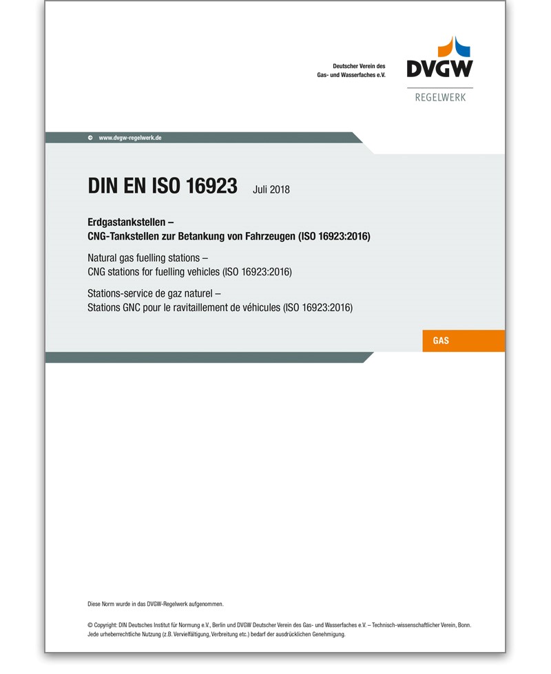 DIN EN ISO 16923 Ausgabe 2018