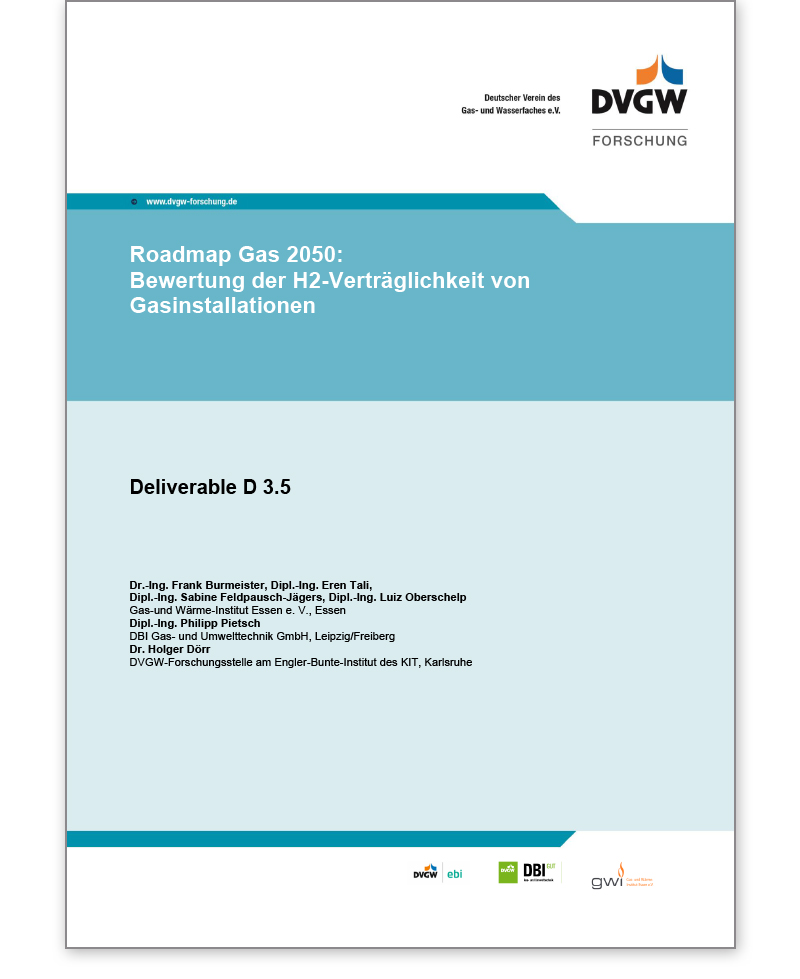 DVGW-Forschungsbericht G 201824 D 3.5 Ausgabe 2023