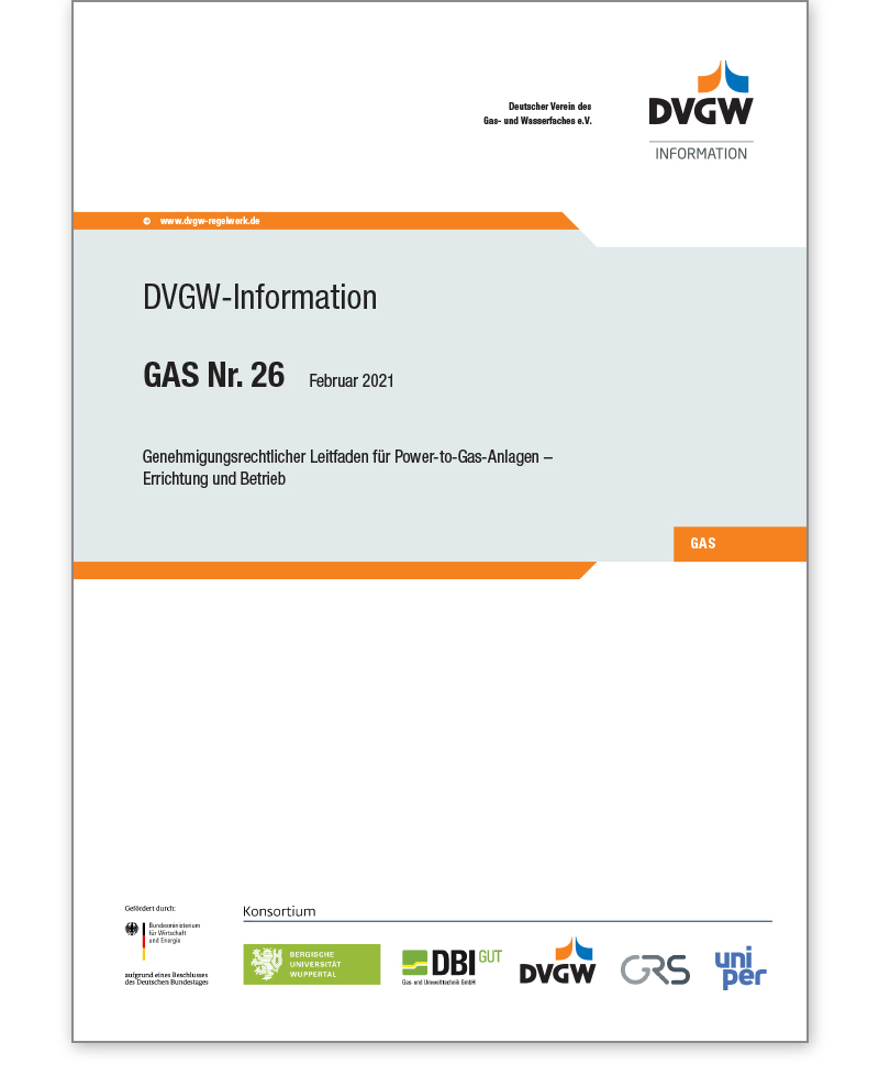 DVGW-Information Gas Nr. 26 Ausgabe 2021