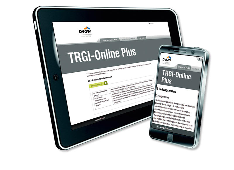 DVGW-Regelwerk TRGI Online 