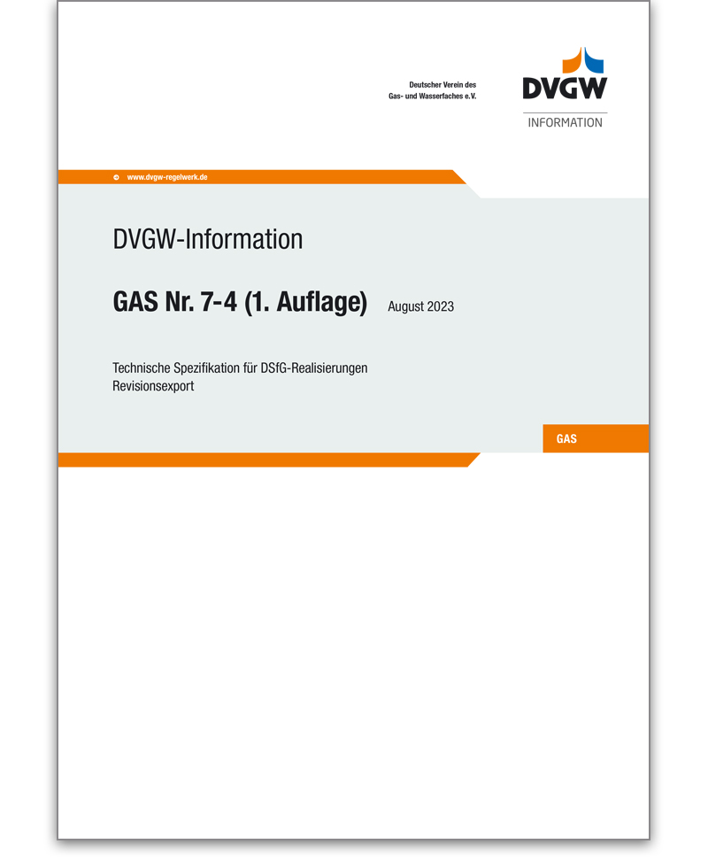 DVGW-Information Gas Nr. 7-4 Ausgabe 2023