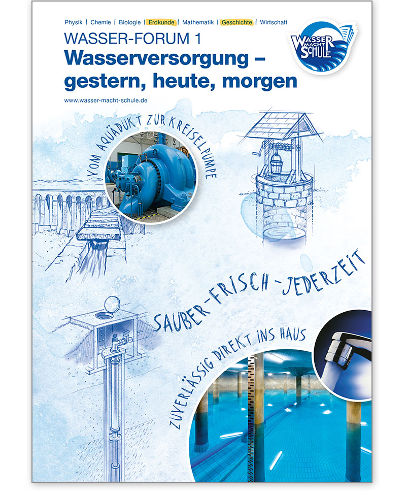 Broschüre  Wasser-Forum Wasserversorgung - gestern, heute,morgen