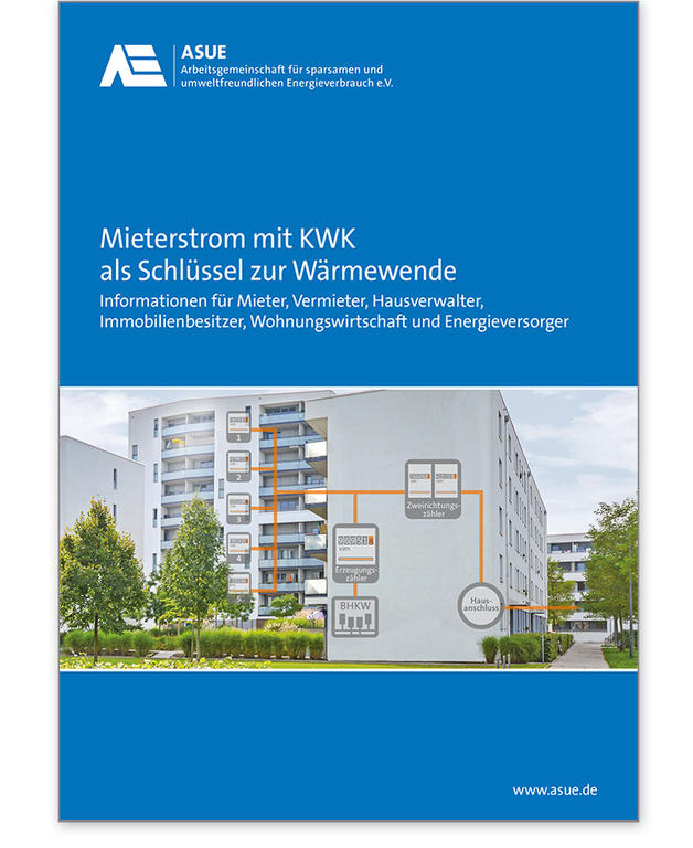 Broschüre Mieterstrom mit KWK als Schlüssel zur Wärmewende
