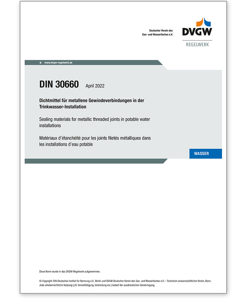 DIN 30660  04/2022  (Trinkwasser-Installation)  -PDF-Datei-