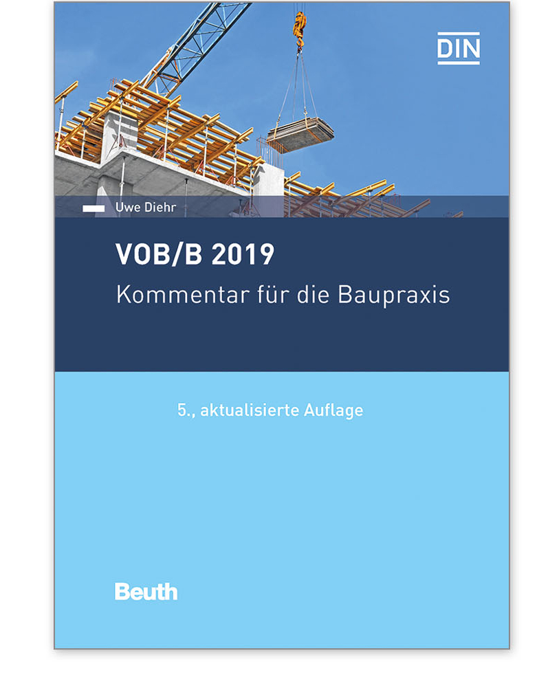 Buch VOB/B 2019 Kommentar für die Baupraxis