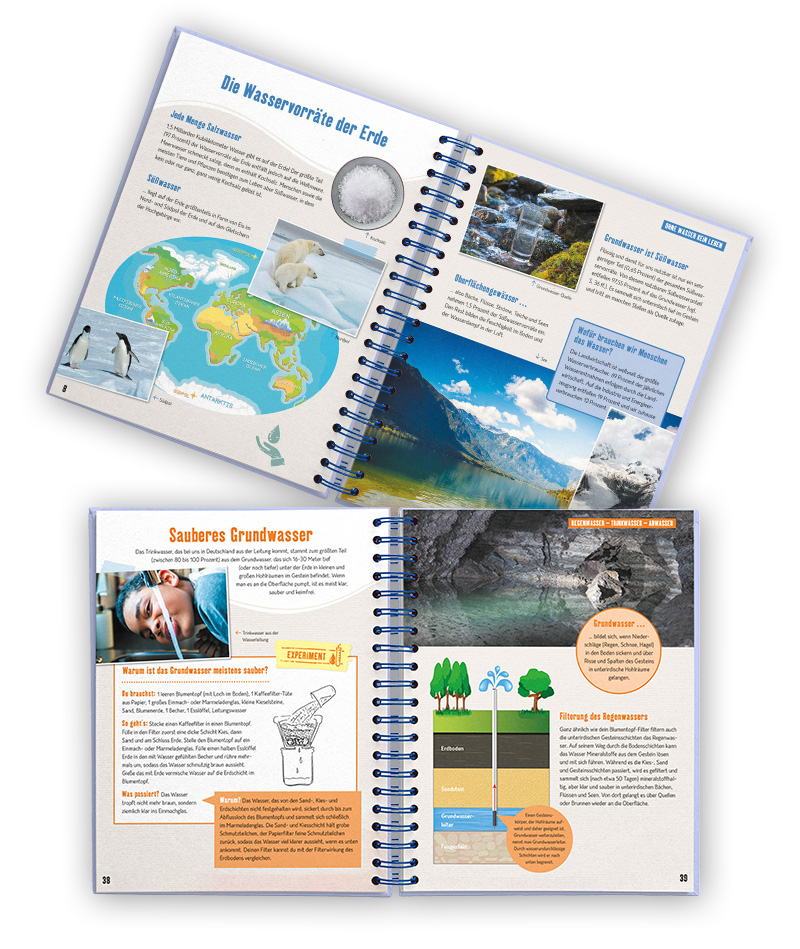 Buch:  Das Wasser-Forscherbuch Alles über Wasser und Gewässer