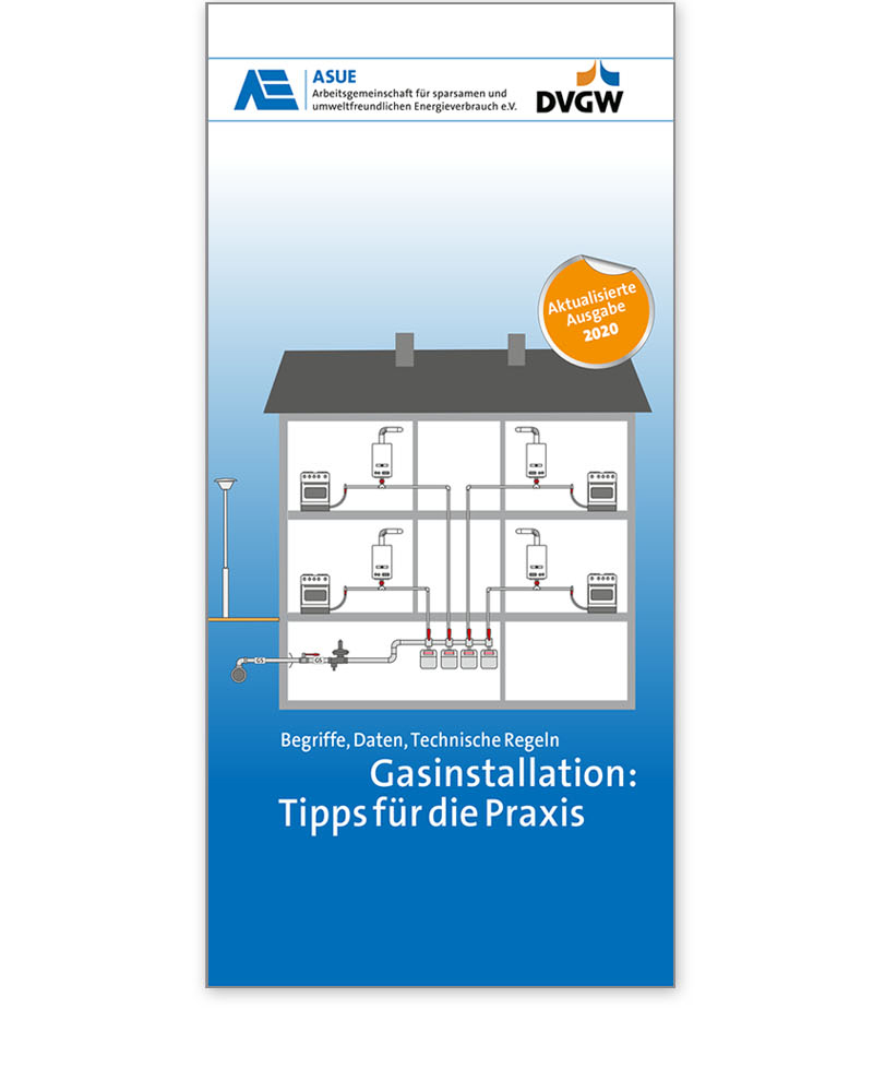 Broschüre Gasinstallation: Tipps für die Praxis